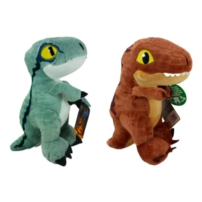 Imagen de Whitehouse Leisure Jurassic World Dominion 20cm Regalo súper Suave Peluche de Calidad Velociraptor, T Rex 20 centímetros