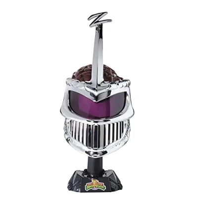 Imagen de Power Rangers Lightning Collection Casco de Lord Zedd Premium modulador Voz para Juego rol Incluye Base exhibición Edad: 18+