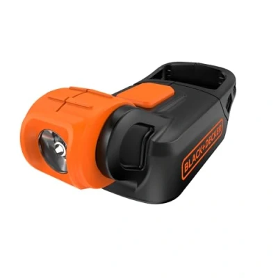 Imagen de BLACK+DECKER BDCCF18N XJ Linterna LED sin cable, Cabezal giratorio 180, Compacta y ligera, Hasta 11h de autonomía, 18V, Naranja, No incluye cargador ni batería