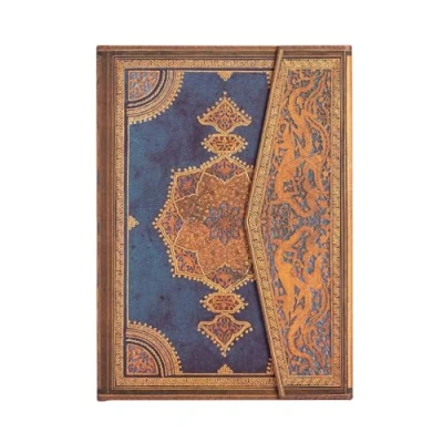 Imagen de Safavid Indigo (Safavid Binding Art) Midi Lined Hardcover Journal: Hardcover, 120 gsm, ribbon marker, memento pouch, wrap closure