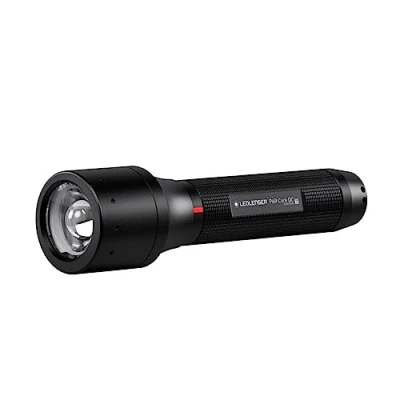 Imagen de Ledlenser Linterna de bolsillo LED P6R Core QC, multicolor, recargable con batería litio 18650, función estroboscópica, 270 lúmenes, haz luz 335m, incl. batería, pescar, exteriores