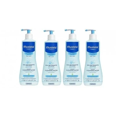 Imagen de Mustela Physiobébé Eau Nettoyante Sans Rinçage Lot de 4 x 500 ml