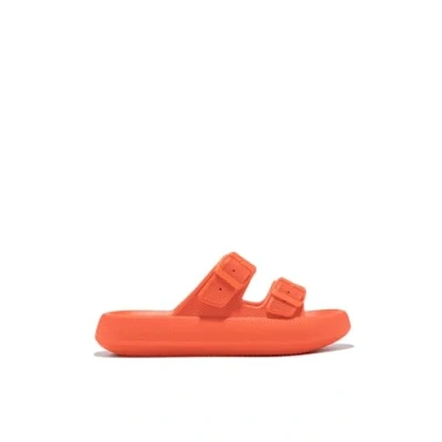 Imagen de D.Franklin Sandalias Mujer Bloomer Bio Naranja deportivas planas cómodas para verano (Talla 39)