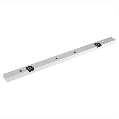 Imagen de Barra de inglete aleación Aluminio, Herramienta carpintería con Varilla Calibre Sierra Mesa Deslizante (300mm/11,81&#039;&#039;)