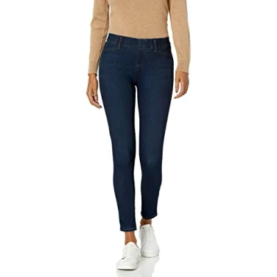 Imagen de Amazon Essentials Jeggings de Punto sin Cierre (Disponibles en Tallas Grandes) Mujer, Lavado Oscuro, XL Largo