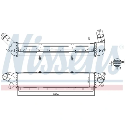 Imagen de NISSENS 961242 Intercooler