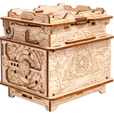 Imagen de ESC WELT Orbital Box Embalaje Creativo para Regalo con Acertijos Caja Enigmas los Amantes de Juegos Rompecabezas Ideal Cumpleaños, Pascua &amp; Boda