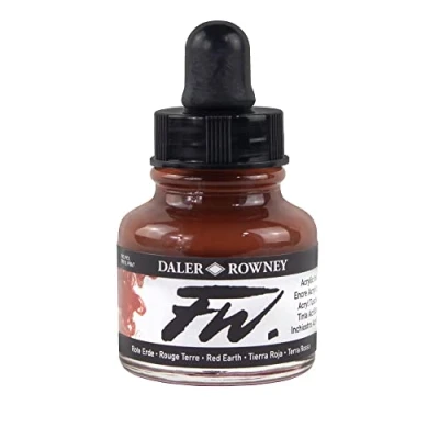 Imagen de Fw Artists Tinta Acríl. Líquida Red Earth Fr.29,5Ml
