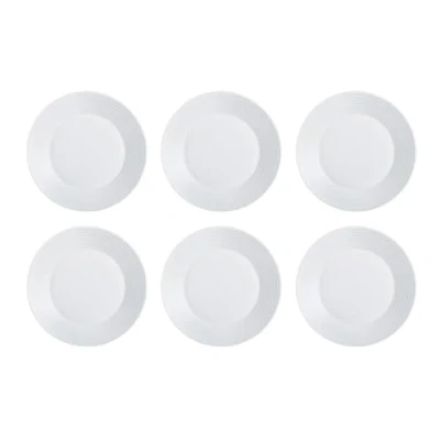 Imagen de Luminarc Harena 6 Plato Hondo Opal 23,5cm Blanco