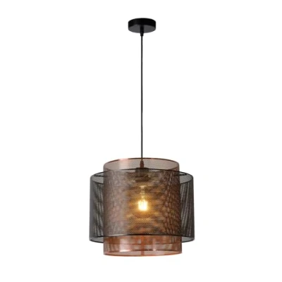 Imagen de Lucide ORRIN Lámpara colgante Ø 34 cm 1xE27 Negro
