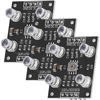 Imagen de AZDelivery 3 x TCS230 TCS3200 Sensor de Color Detección Modulo Reconocimiento Colores Compatible con Arduino E Book Incluido!