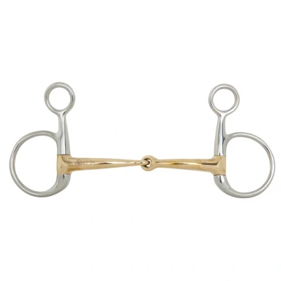 Imagen de BR Tijeras de 12 mm contacto suave con límite Baucher rotas simples 110 11,5 plata / oro