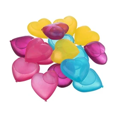 Imagen de ORION cubitos de hielo coloridos plástico para hielo, 20 unidades, reutilizables, diseño corazón