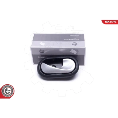 Imagen de ESEN SKV 96SKV814 Manecilla de Puerta Atrás derecha, Delante, derecha negro cromado con tracción cable DACIA: Lodgy, Duster SUV, Logan I Berlina