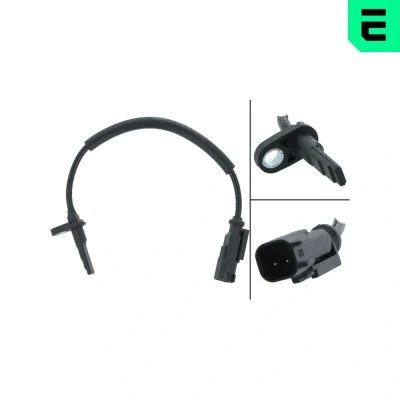 Imagen de OPTIMAL 06 S873 Sensor de ABS Eje delantero, izquierda, derecha activo 218 FORD: Transit V363 Furgón, Custom V362 Furgón