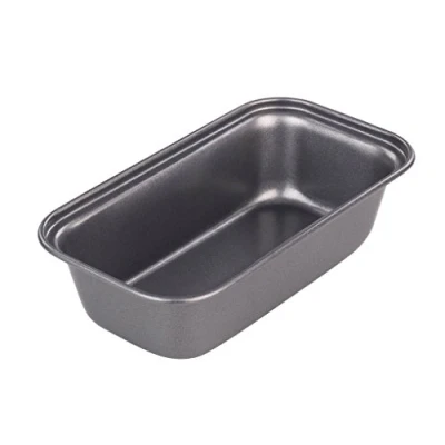 Imagen de Chef Aid Molde para pan pequeño, antiadherente, rectangular, 13,5 x 6,5 cm, ideal panes, tartas y bollería pequeños, porciones individuales postres