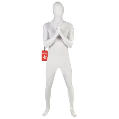 Imagen de Morphsuits MSWHL Traje &quot;Disfraz de segunda piel&quot;, talla L, color blanco