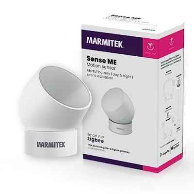 Imagen de Detector de movimiento Zigbee Marmitek Sense ME Compatible con Home Assistant MQTT Motion Sensor 3.0 Detecta para operar luces o dispositivos Tuya