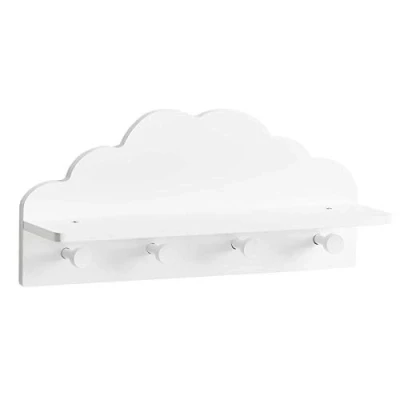Imagen de Haku Möbel Wolke Perchero de Pared para niños (Madera DM), Color Blanco