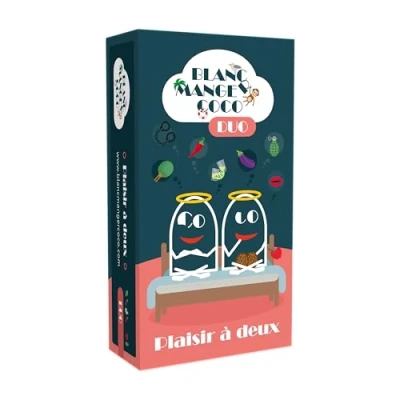 Imagen de Blackrock Games White Comer Coco Placer Dos Versión 2 Jugadores de Blanco Come Juego Ambiente Divertido para Adultos Ideal en Pareja Noche Duo a Partir 16 años