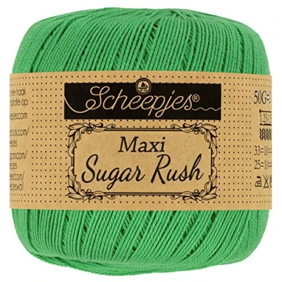 Imagen de Scheepjes 389 Manzana Verde Maxi Sugar Rush Hilo 1x50g