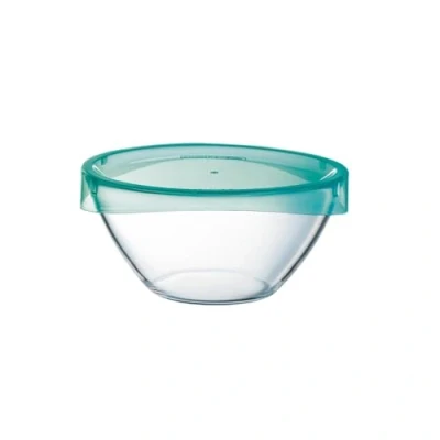 Imagen de Luminarc ENSALADERA 17 CM C/Tapa KEEP&#039;N Lagon Lum, Transparente y Verde