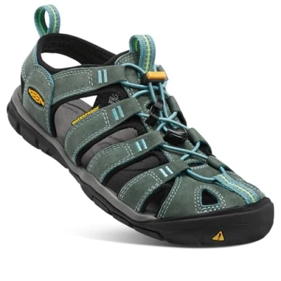 Imagen de KEEN Clearwater Cnx, Sandalias, Mujer, Mineral Blue/Yellow Cuero, 37.5 EU