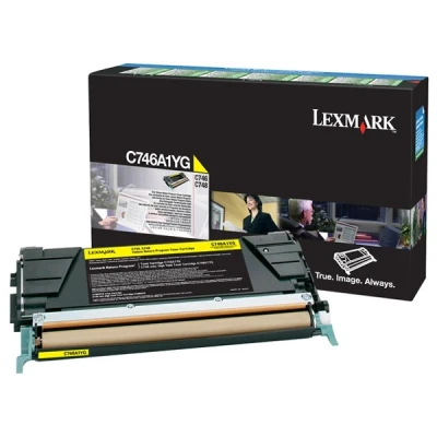 Imagen de Lexmark C746A1YG toner amarillo (original)