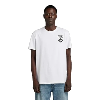 Imagen de G STAR RAW Chest gr r t, Camisetas para Hombre, Blanco (white D23712 336 110), M