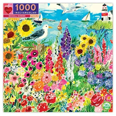 Imagen de eeBoo Lobsters Rompecabezas 1000 Piezas Seagull Garden Puzzle de cartón Reciclado para Adultos (PZTSE2)