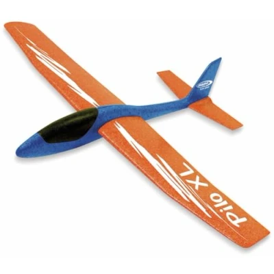 Imagen de Jamara 460486 Planeador de Espuma 2 en 1 Pilo XL, superligero (160 g), Casi Indestructible, Altura Cola para Vuelo Bucle o Deslizamiento, envergadura 86 cm, Color Azul (460486)