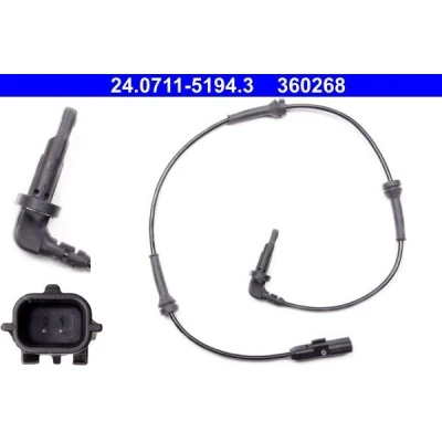 Imagen de ATE 24.0711 5194.3 Sensor de ABS 655