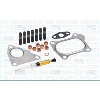 Imagen de AJUSA JTC11526 Juego de montaje, turbocompresor with studs, syringe oil con juntas instrucciones montaje RENAULT: MEGANE 2, SCENIC 2