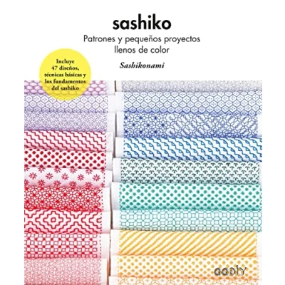 Imagen de Sashiko: Patrones y pequeños proyectos llenos de color