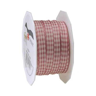 Imagen de PRÄSENT Cinta de regalo, Poliéster, Rosa silvestre, 20 m Rolle 10 mm