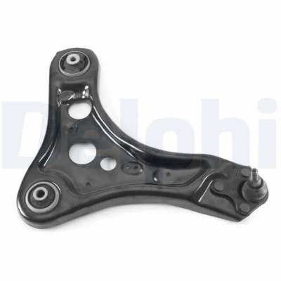 Imagen de DELPHI TC4475 Barra oscilante, suspensión de ruedas con rótula suspensión/carga Eje delantero, izquierda Brazo oscilante transversal Chapa acero
