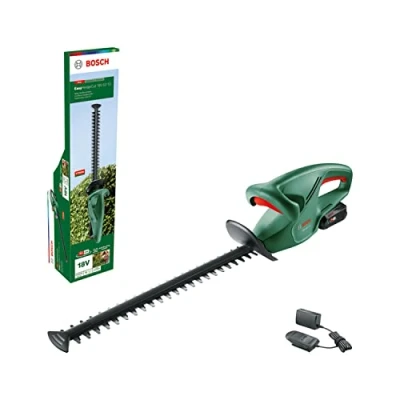 Imagen de Bosch Home and Garden Cortasetos a batería EasyHedgeCut 18V 52 13 (1 de 2.0 Ah; Sistema 18 V; Hoja cm Largo; para Recortar setos pequeños; en Embalaje cartón)