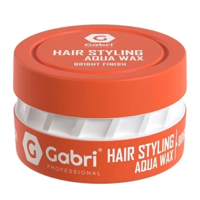 Imagen de Gabri Professional Bright Finish Hair Styling Aqua Wax 150 ml Experimenta un estilo único, protección radiante y fragancia revitalizante con esta sola pieza (1 unidad)