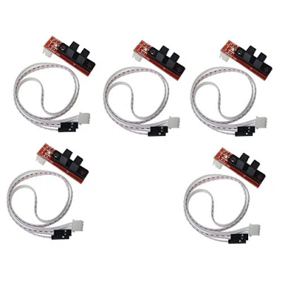 Imagen de WINGONEER Interruptor de límite óptico mecánico la impresora del CNC 3D Endstop con cable para rampas 1.4 Makerbot Prusa Mendel RepRap (paquete 5 piezas)