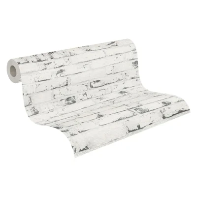 Imagen de A.S. Création Papel Pintado de Vinilo Pared con Diseño Piedra en Gris y Beige para Diferentes Espacios 10,05 m x 0,53
