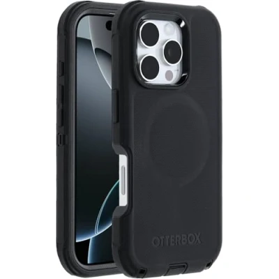 Imagen de OtterBox Defender XT PC Back Cover Negro Magnético Apple iPhone 16 Pro