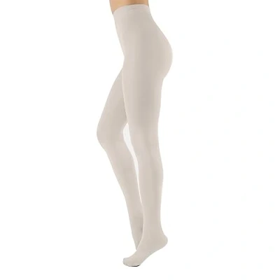 Imagen de CALZITALY Medias De Invierno Pantys Tupidos Colores 80 Den S, M, L, XL, XXL, 3XL,4XL Calcetería Italiana (L, Blanco Roto)