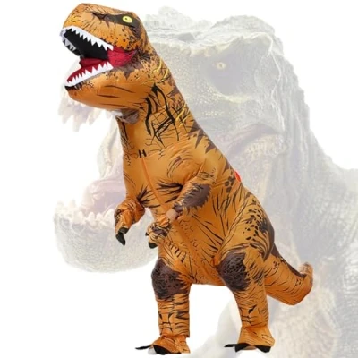 Imagen de PARAYOYO Disfraz Hinchable Adulto Dinosaurio Trex Halloween