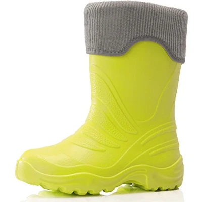 Imagen de Ladeheid Botas de Agua para Niños en EVA Unisexo Goma Impermeables y Niñas Zapatos Lluvia Infantiles Calzado LA CA 01 (Lima, 28/29 EU)