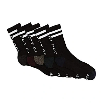Imagen de Globe Carter Crew Sock 5 Pack Calcetines, Hombre, White, Talla Única