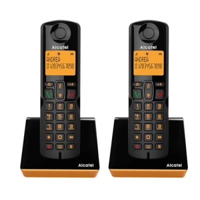 Imagen de Alcatel Dec S280 Duo Black+Orange Telefono Sobremesa