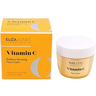 Imagen de Eliza Jones Crema de día facial 50 ml, hidratación intensiva, prevención arrugas y efecto cutáneo radiante (vitamina C Radiance Boosting)