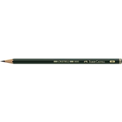 Imagen de Faber Castell B 9000 3B Blíster con 1 lápiz de grafito 9000, graduación