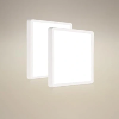 Imagen de Ouyulong Plafón Led Quadrt 18W 4000K 1620LM Plano para Salón Dormitorio Baño Cocina Sótano Balcón Ultra Thin Ø 23cm IP44 (2)