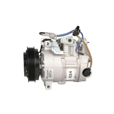 Imagen de THERMOTEC KTT090568 Compresor de Aire Acondicionado 6SBU16C 12V PAG 46 YF con acoplamiento magnético, junta tórica
